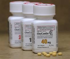 Real OxyContin tablets for pain